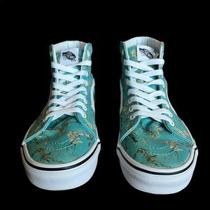 Vans Sk8-Hi Womens 8.5- Mens 7
Van Gogh Almond Blossom